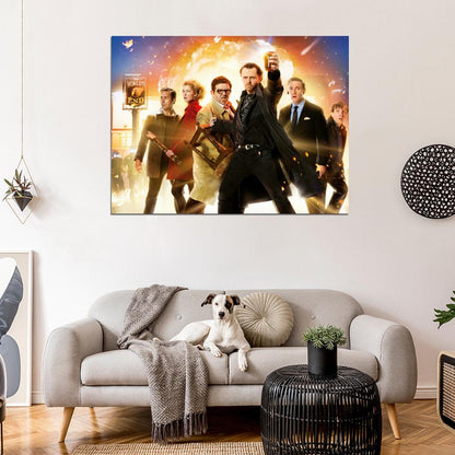 The World's End 2013 Movie Edgar Wright Simon Pegg Nick Frost Wall Art Print Poster