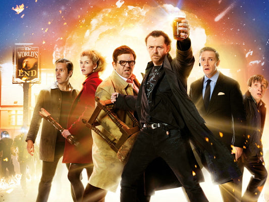 The World's End 2013 Movie Edgar Wright Simon Pegg Nick Frost Wall Art Print Poster