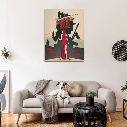 Gangster Squad 2013 Movie Awesome Art Wall Art Print Poster