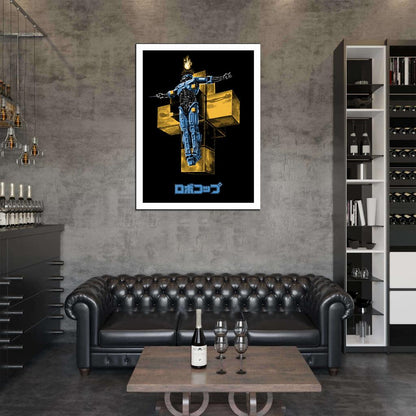 Robocop Awesome Cool Art Retro Movie 1987 Wall Art Print Poster