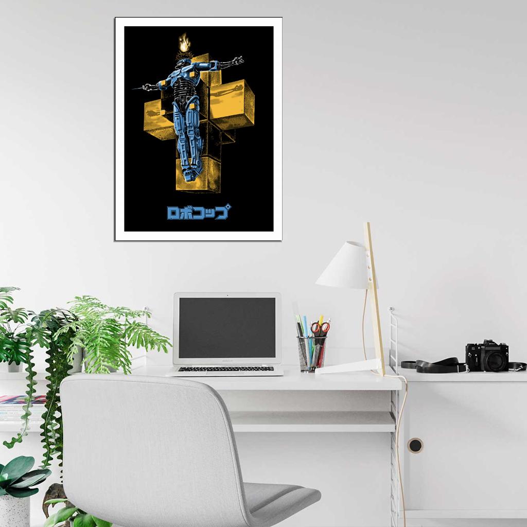 Robocop Awesome Cool Art Retro Movie 1987 Wall Art Print Poster