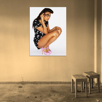 Vanessa V V Brown Hot Singer Indie Soul Rock Music Wall Art Print Poster