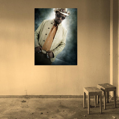 Will.i.am Hip-Hop R&B Music Rapper Singer Wall Art Print Poster