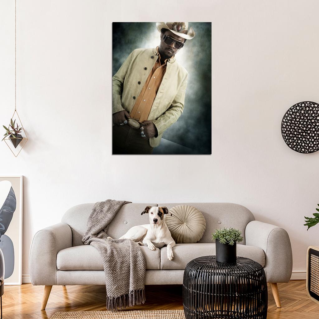 Will.i.am Hip-Hop R&B Music Rapper Singer Wall Art Print Poster