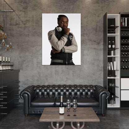 Will.i.am Hip-Hop R&B Music Rapper Singer Wall Art Print Poster