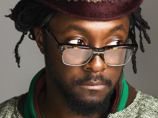 Will.i.am Portrait Hip-Hop R&B Music Rapper Singer Wall Art Print Poster