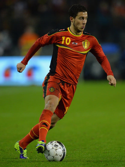 Eden Hazard Belgium Football Soccer Sport Wall Art Print Poster