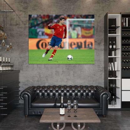 Gerard Pique Spain Football Soccer Sport Wall Art Print Poster