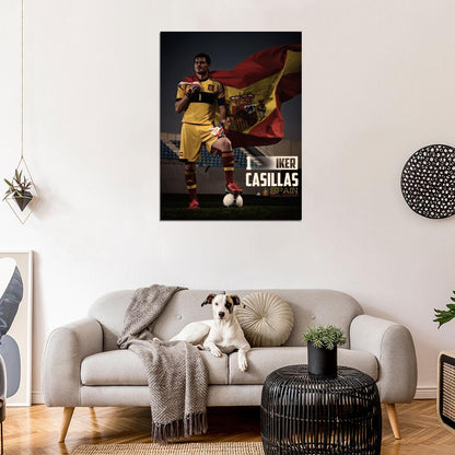 Iker Casillas Spain Goalkeeper Football Soccer Sport Amazing Wall Art Print Poster