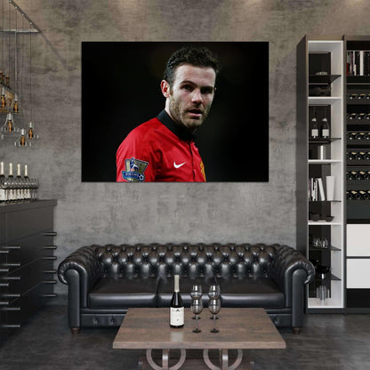 Juan Mata Spain Football Soccer Sport Wall Art Print Poster