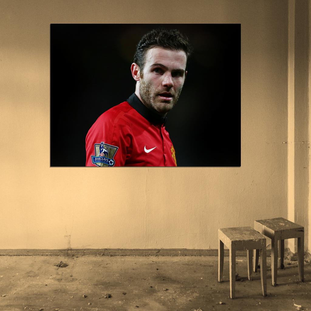 Juan Mata Spain Football Soccer Sport Wall Art Print Poster