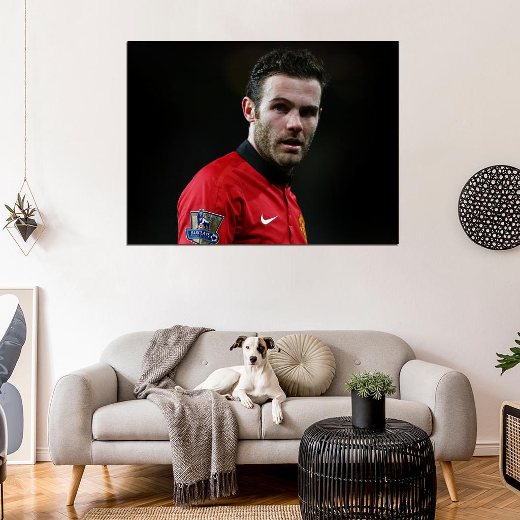 Juan Mata Spain Football Soccer Sport Wall Art Print Poster