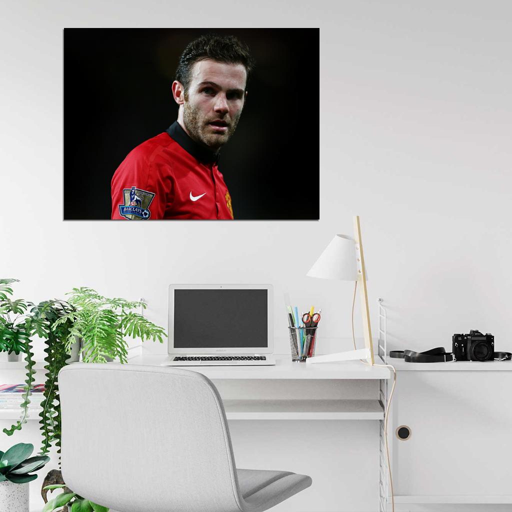 Juan Mata Spain Football Soccer Sport Wall Art Print Poster