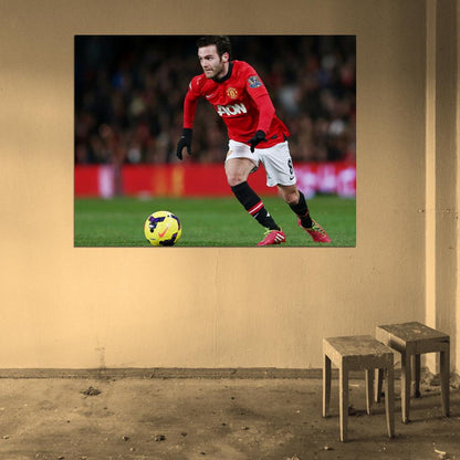 Juan Mata Spain Football Soccer Sport Wall Art Print Poster