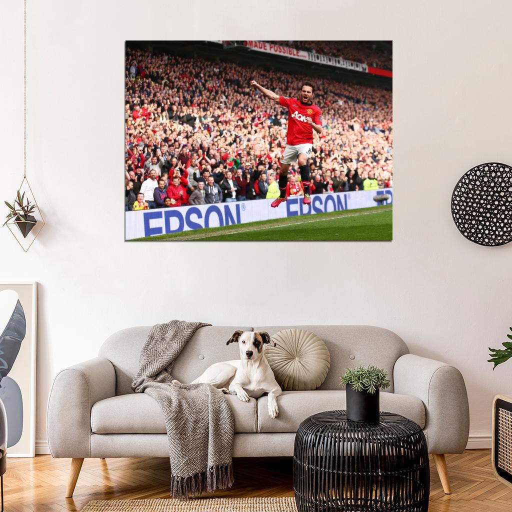 Juan Mata Amazing Spain Football Soccer Sport Wall Art Print Poster