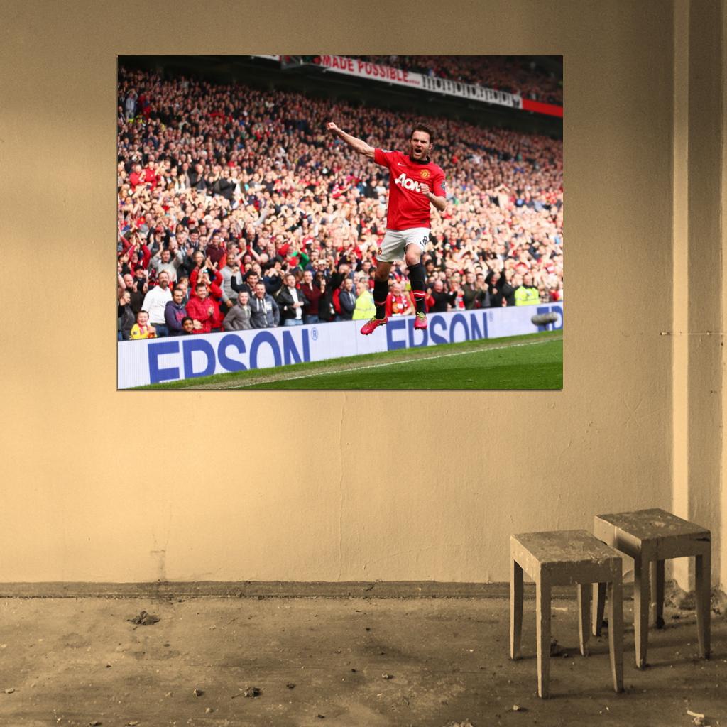 Juan Mata Amazing Spain Football Soccer Sport Wall Art Print Poster