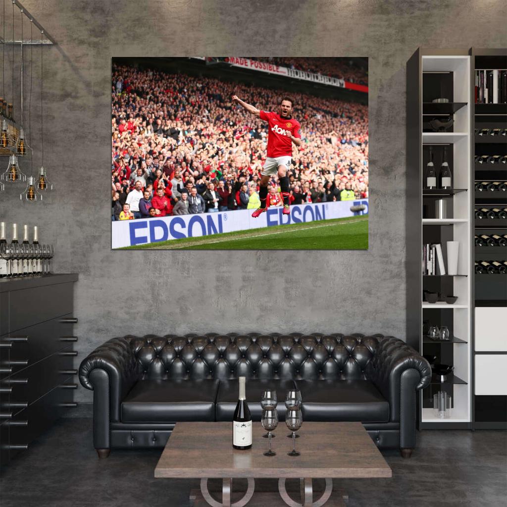 Juan Mata Amazing Spain Football Soccer Sport Wall Art Print Poster