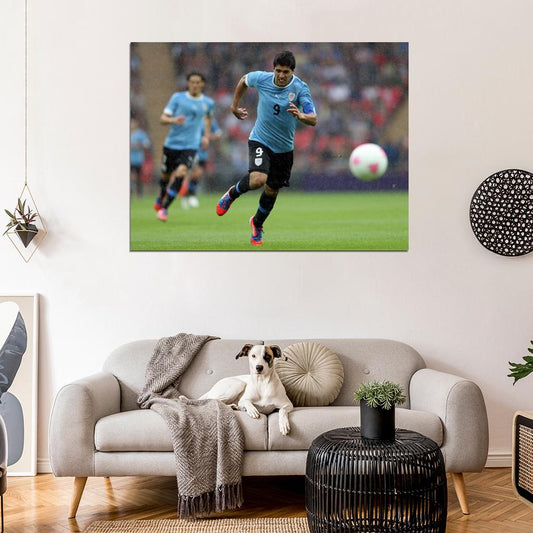 Luis Suarez Uruguay Football Soccer Sport Wall Art Print Poster