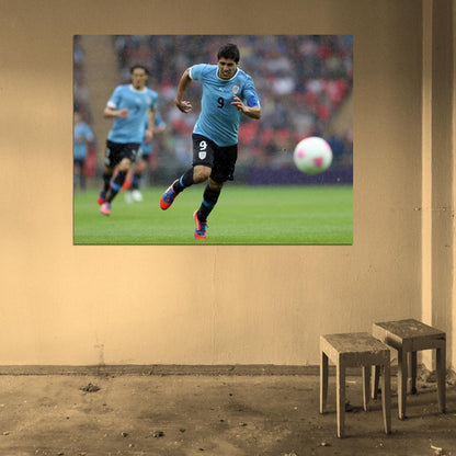 Luis Suarez Uruguay Football Soccer Sport Wall Art Print Poster
