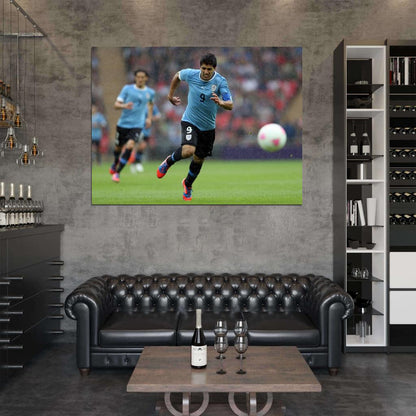 Luis Suarez Uruguay Football Soccer Sport Wall Art Print Poster