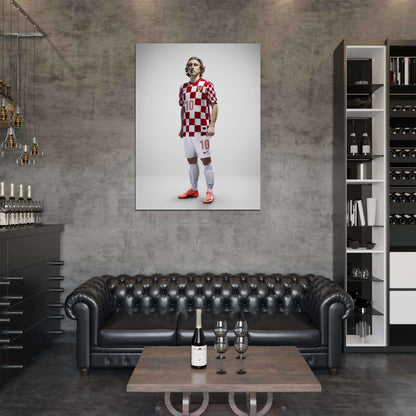 Luka Modric Croatia Football Soccer Sport Wall Art Print Poster