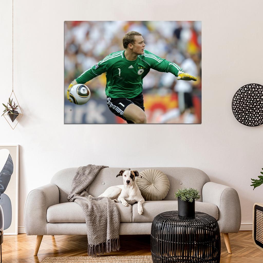 Manuel Neuer Goalkeeper Germany Football Soccer Sport Wall Art Print Poster