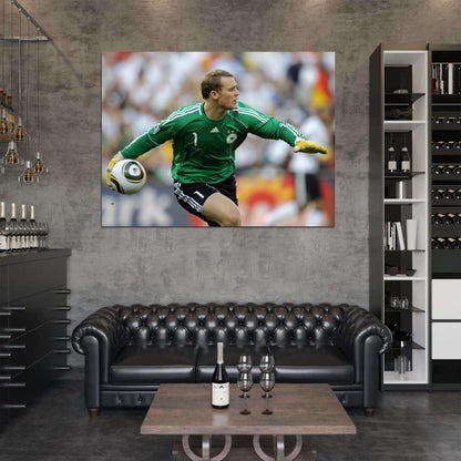 Manuel Neuer Goalkeeper Germany Football Soccer Sport Wall Art Print Poster