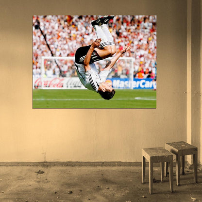 Miroslav Klose Amazing Jump Germany Football Soccer Sport Wall Art Print Poster