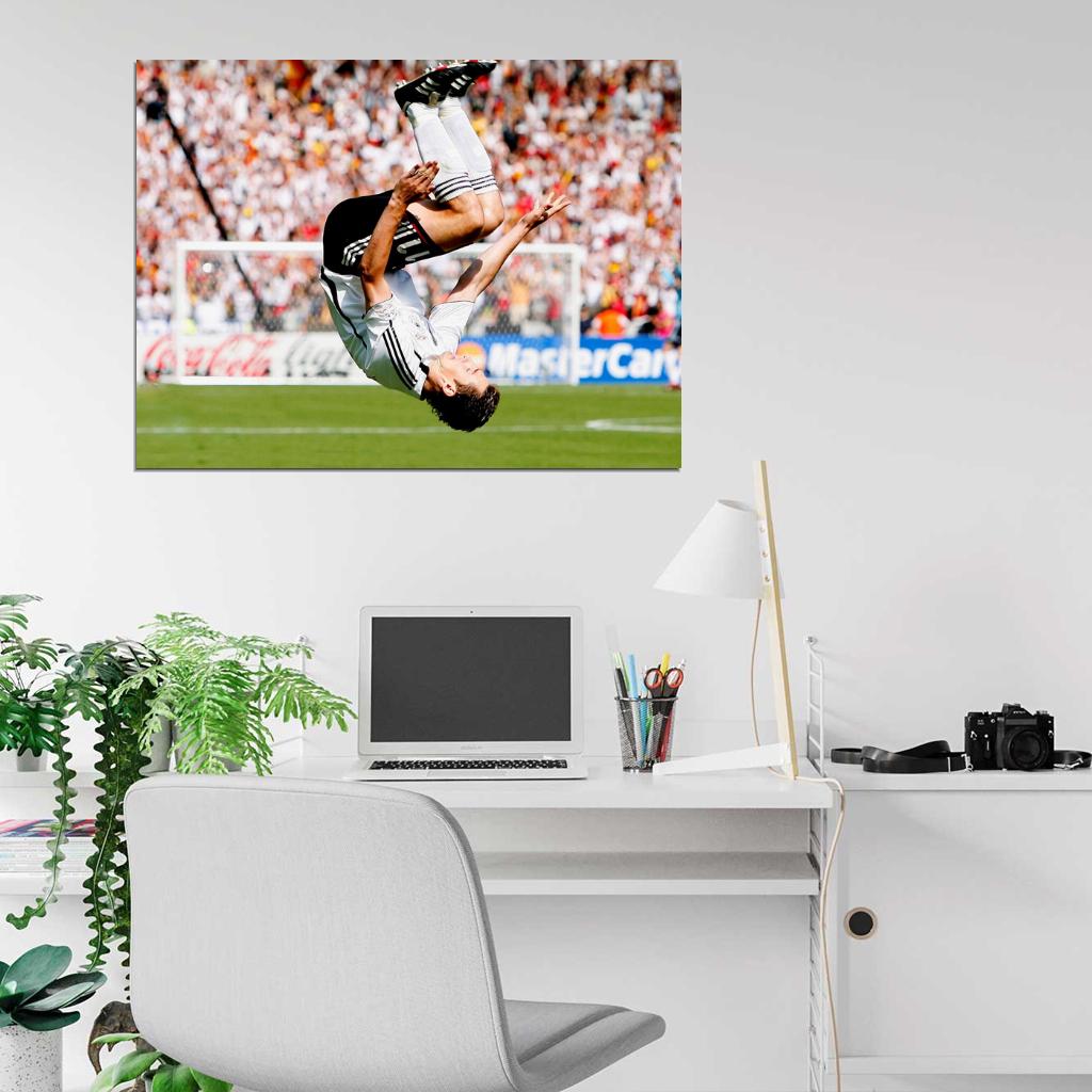 Miroslav Klose Amazing Jump Germany Football Soccer Sport Wall Art Print Poster