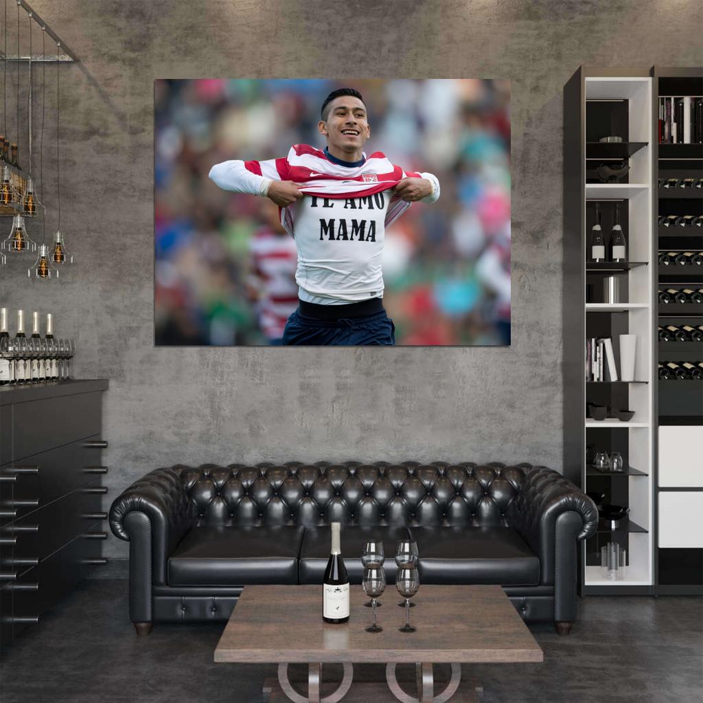 Benji Joya Celebration Amazing USA Football Soccer Sport Wall Art Print Poster
