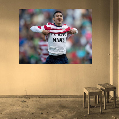 Benji Joya Celebration Amazing USA Football Soccer Sport Wall Art Print Poster
