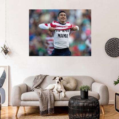 Benji Joya Celebration Amazing USA Football Soccer Sport Wall Art Print Poster