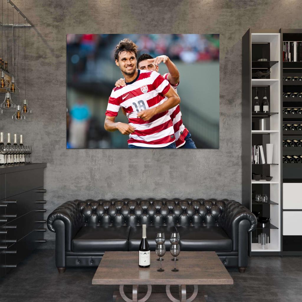Chris Wondolowski USA Football Soccer Sport Wall Art Print Poster