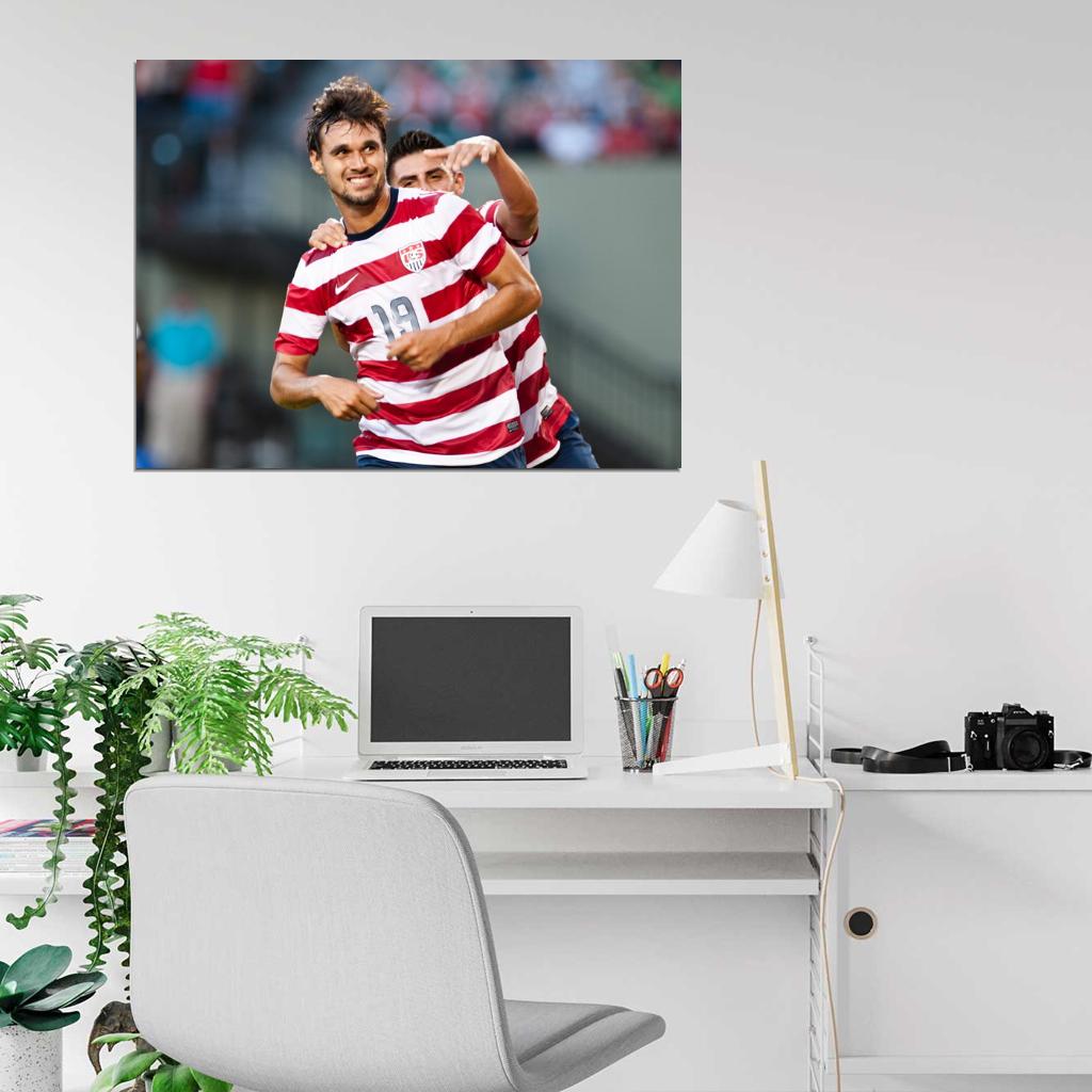 Chris Wondolowski USA Football Soccer Sport Wall Art Print Poster