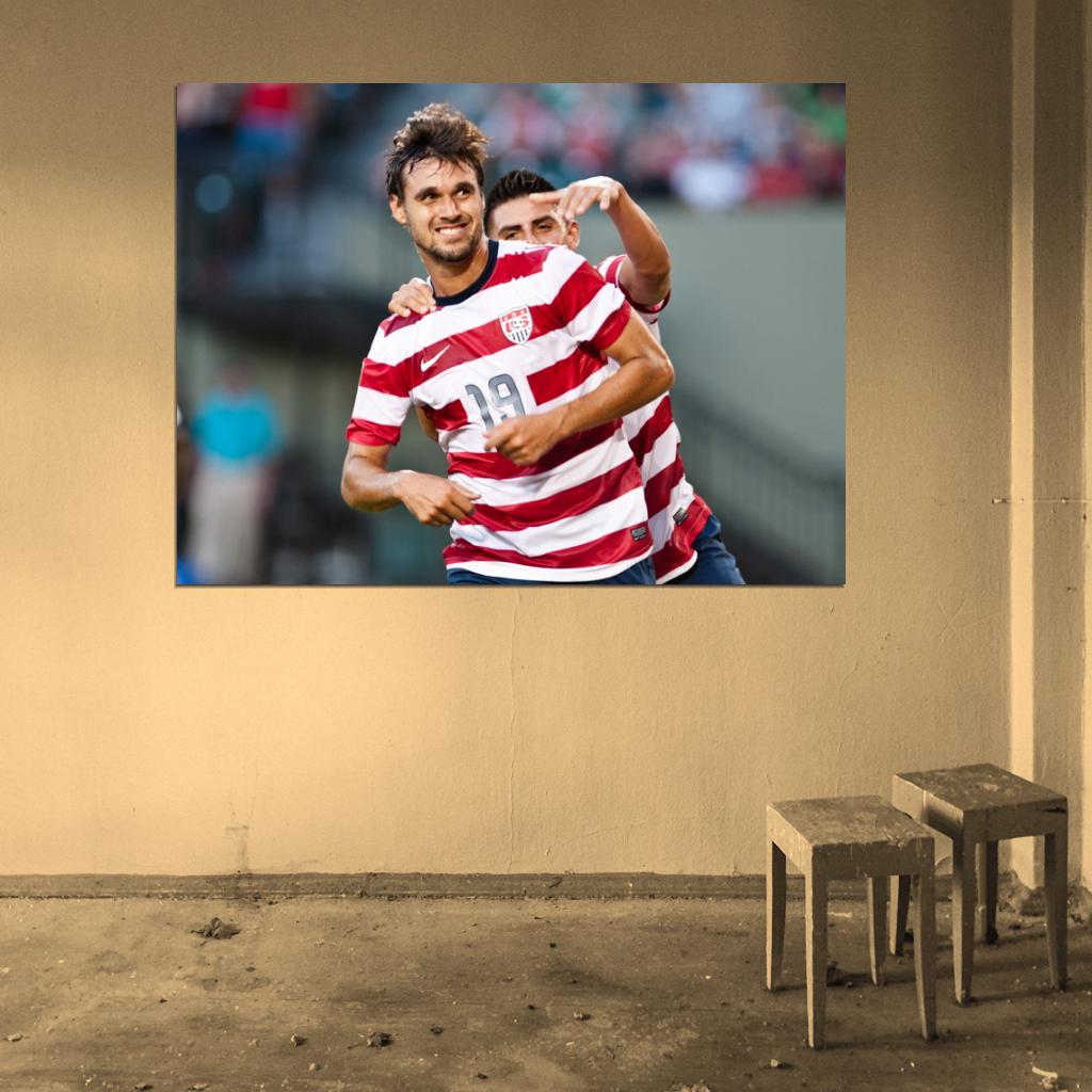 Chris Wondolowski USA Football Soccer Sport Wall Art Print Poster