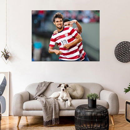 Chris Wondolowski USA Football Soccer Sport Wall Art Print Poster