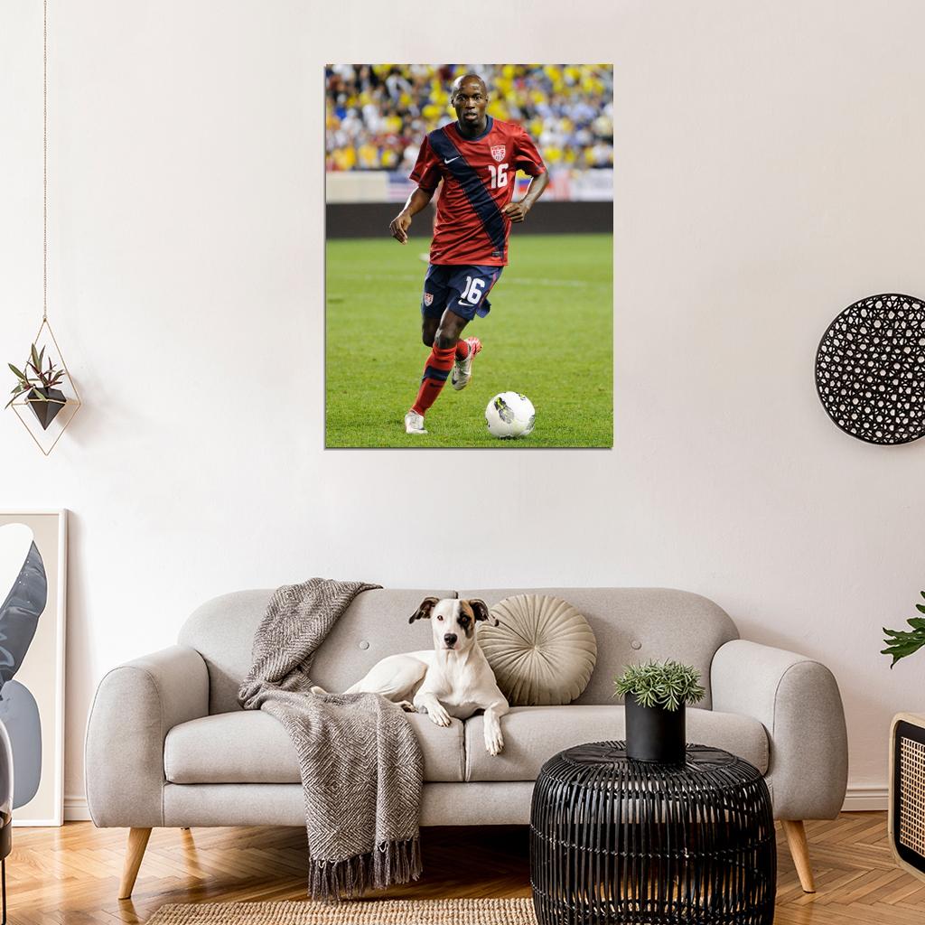 DaMarcus Beasley USA Football Soccer Sport Wall Art Print Poster