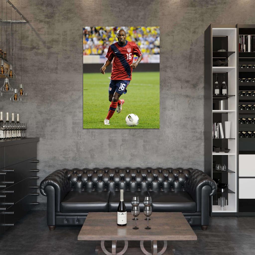 DaMarcus Beasley USA Football Soccer Sport Wall Art Print Poster