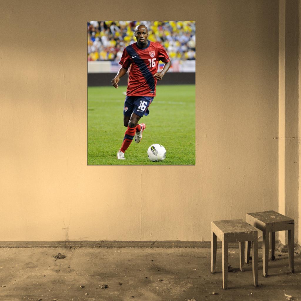 DaMarcus Beasley USA Football Soccer Sport Wall Art Print Poster