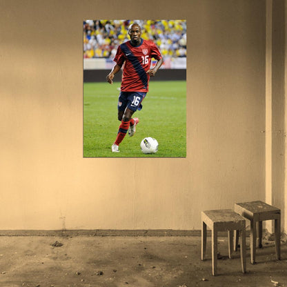 DaMarcus Beasley USA Football Soccer Sport Wall Art Print Poster