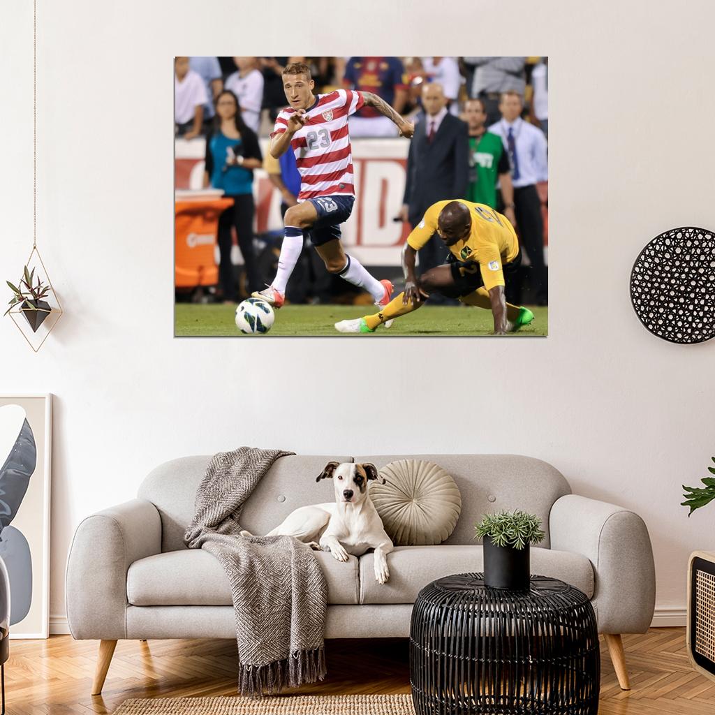 Fabian Johnson USA Football Soccer Sport Wall Art Print Poster