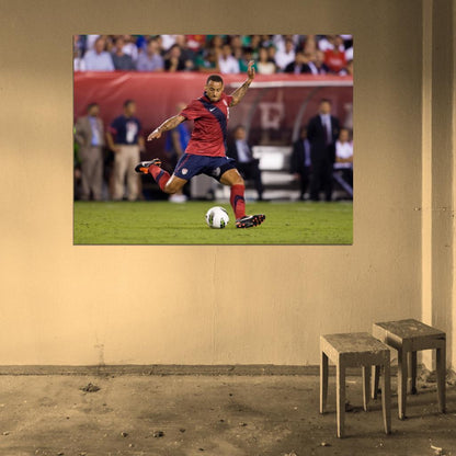 Jermaine Jones USA Football Soccer Sport Wall Art Print Poster