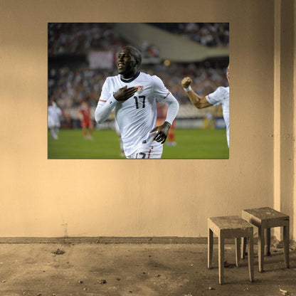 Jozy Altidore USA Football Soccer Sport Wall Art Print Poster