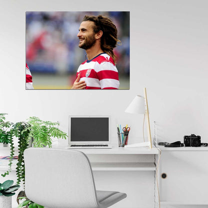 Kyle Beckerman Portrait USA Football Soccer Sport Wall Art Print Poster