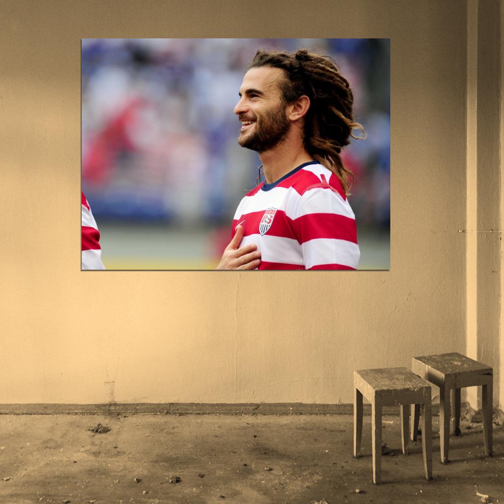 Kyle Beckerman Portrait USA Football Soccer Sport Wall Art Print Poster