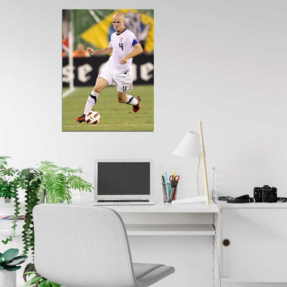 Michael Bradley USA Football Soccer Sport Wall Art Print Poster