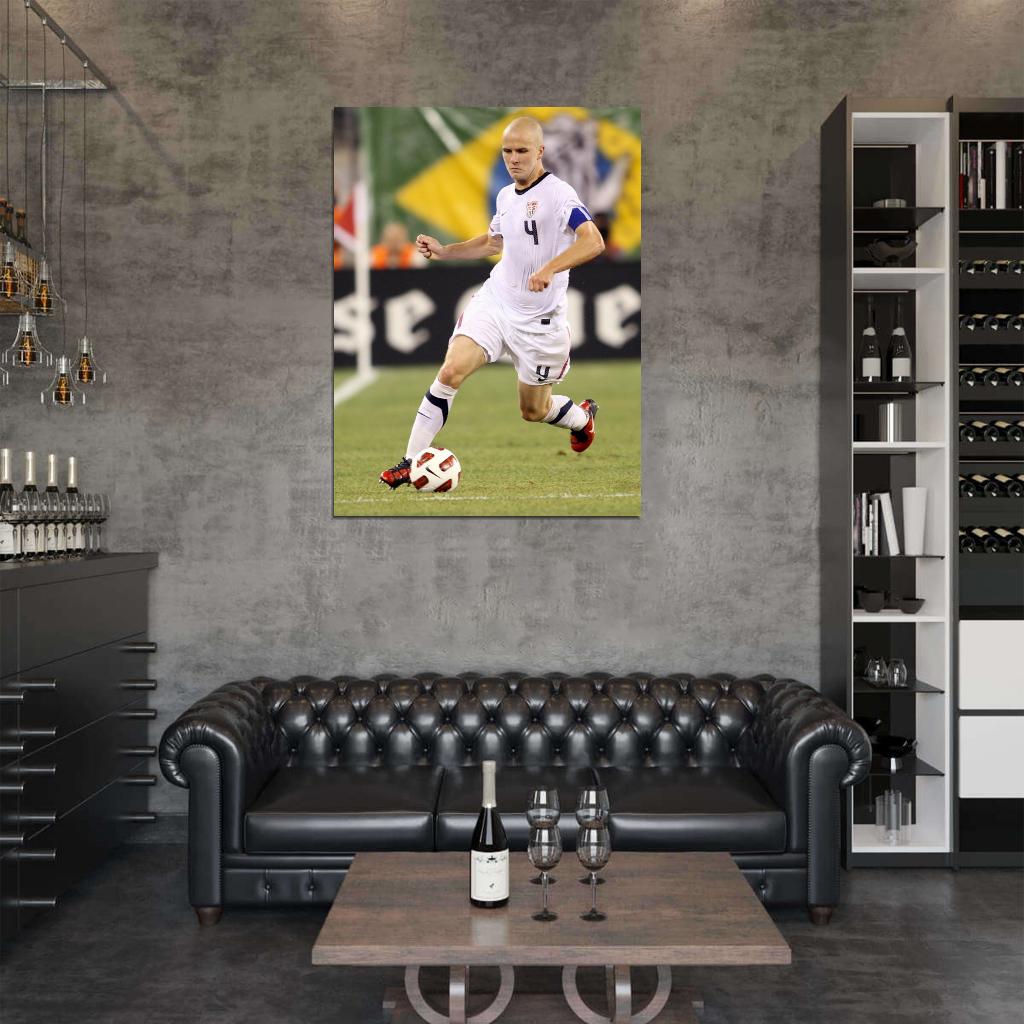 Michael Bradley USA Football Soccer Sport Wall Art Print Poster
