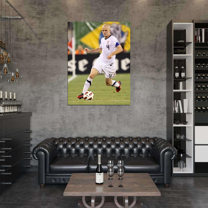 Michael Bradley USA Football Soccer Sport Wall Art Print Poster