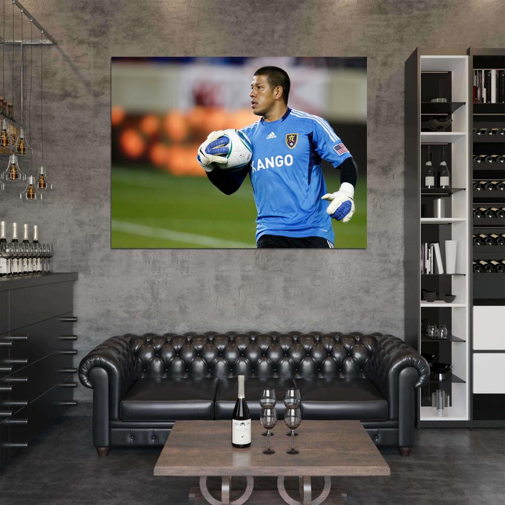Nick Rimando Real Salt Lake USA Goalkeeper Football Soccer Sport Wall Art Print Poster