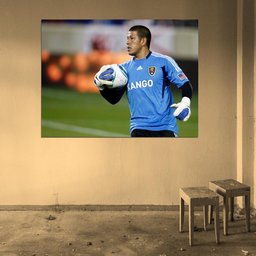Nick Rimando Real Salt Lake USA Goalkeeper Football Soccer Sport Wall Art Print Poster